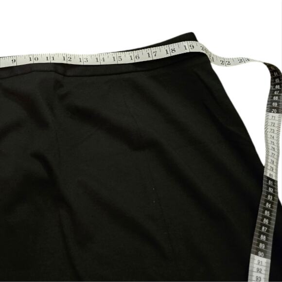 Lane Bryant Black Exposed Zipper Bandage Stretch Midi Pencil Skirt Plus‎ Size 18 - Picture 3 of 7